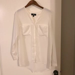 Target (Mossimo brand) white button down shirt